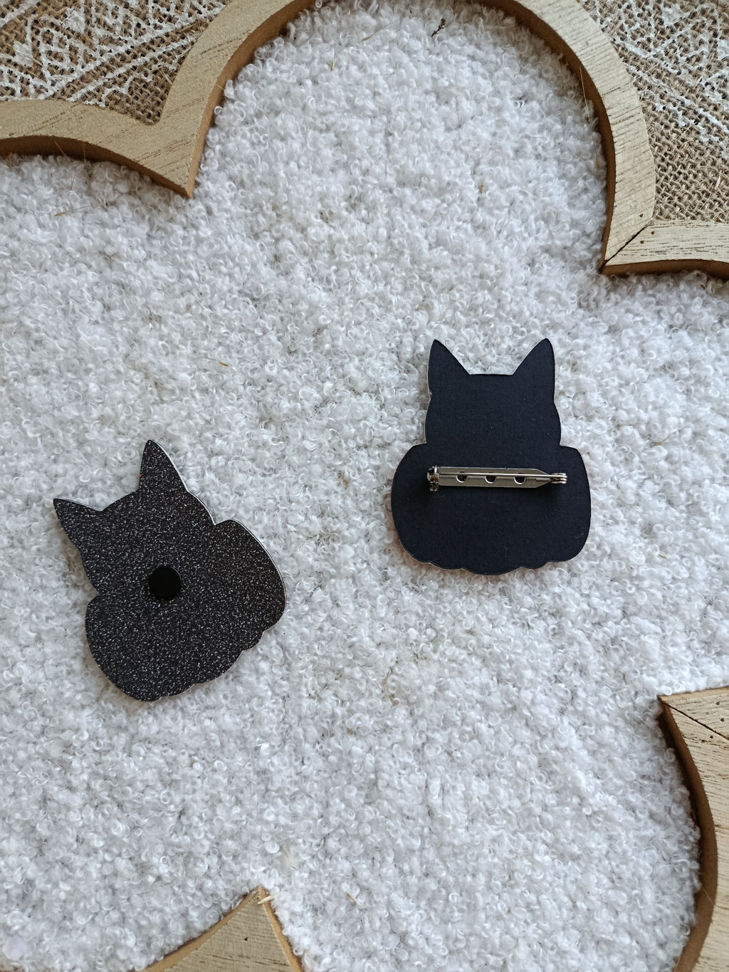 Broche Chat Halloween Citrouille