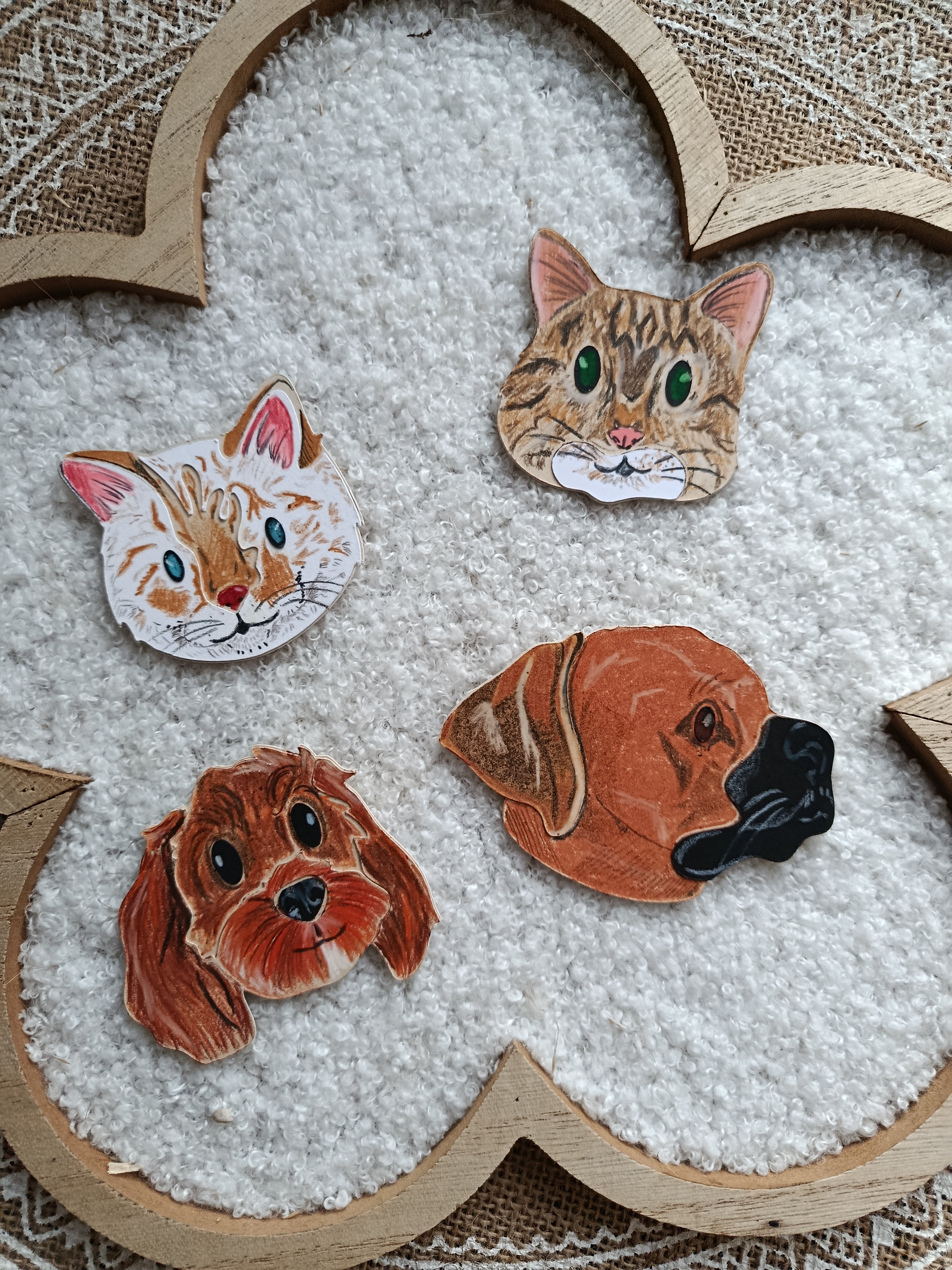 Broche Personnalisée : Animal de compagnie