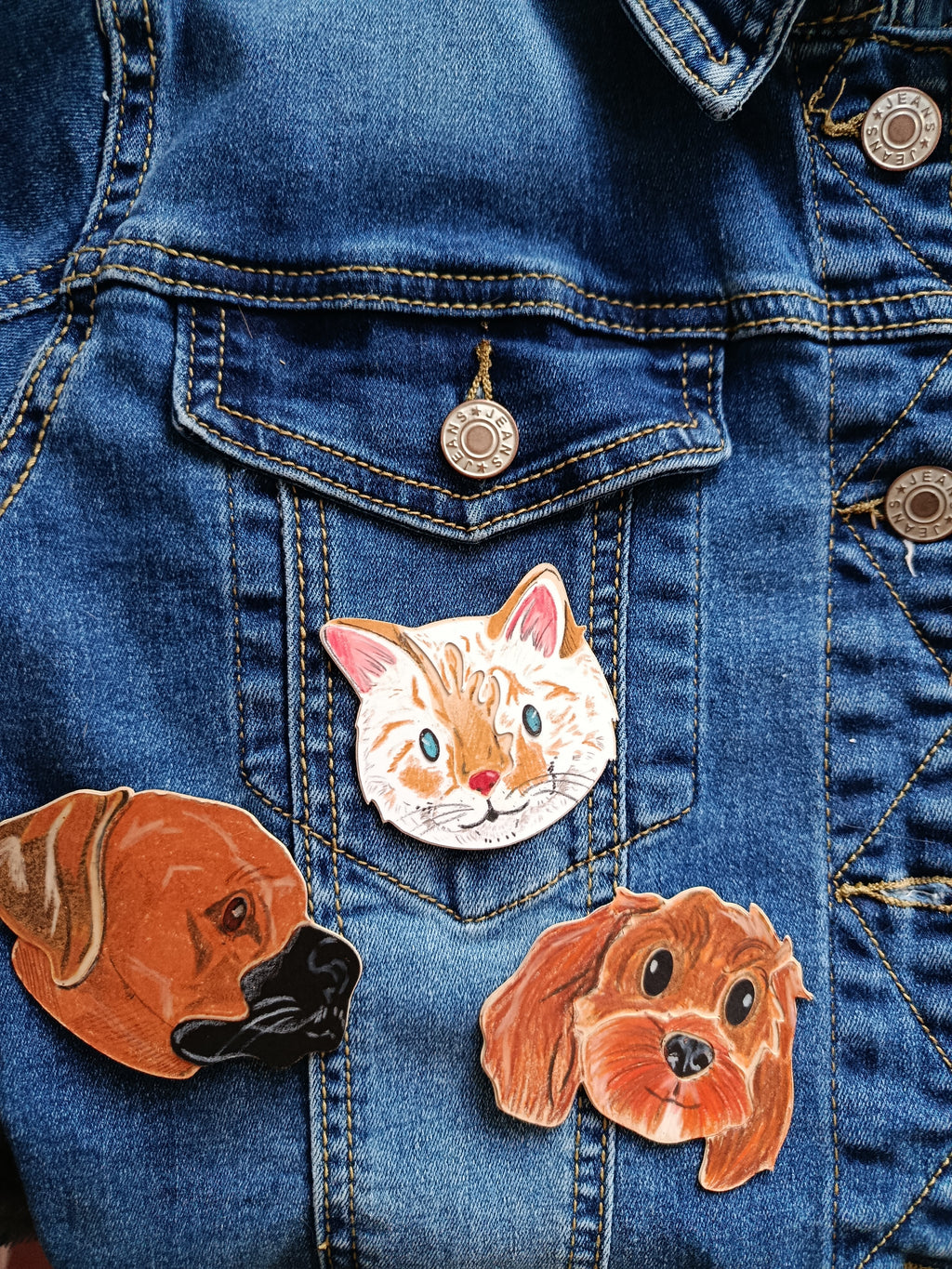 Broche Personnalisée : Animal de compagnie