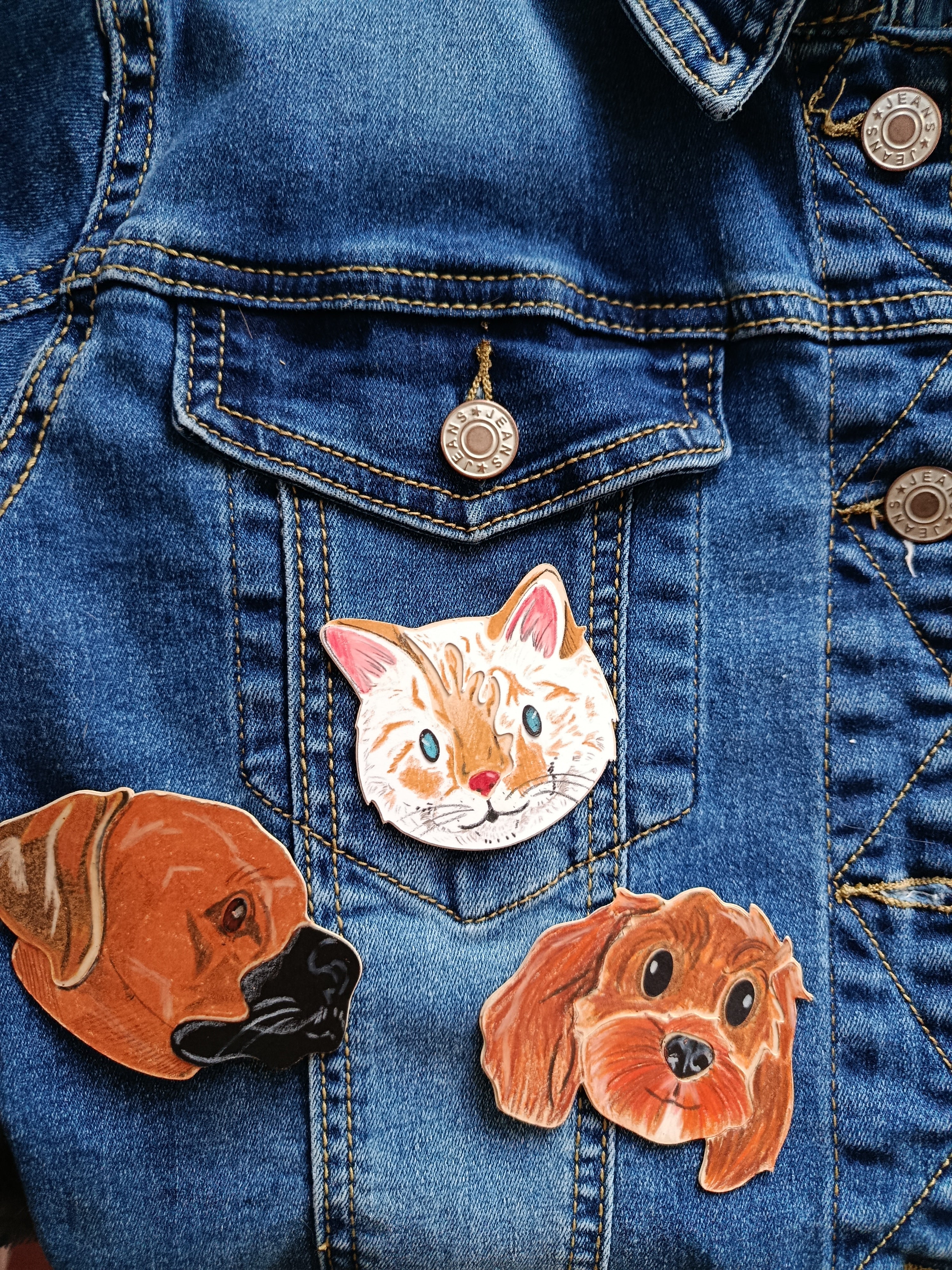 Broche Personnalisée : Animal de compagnie
