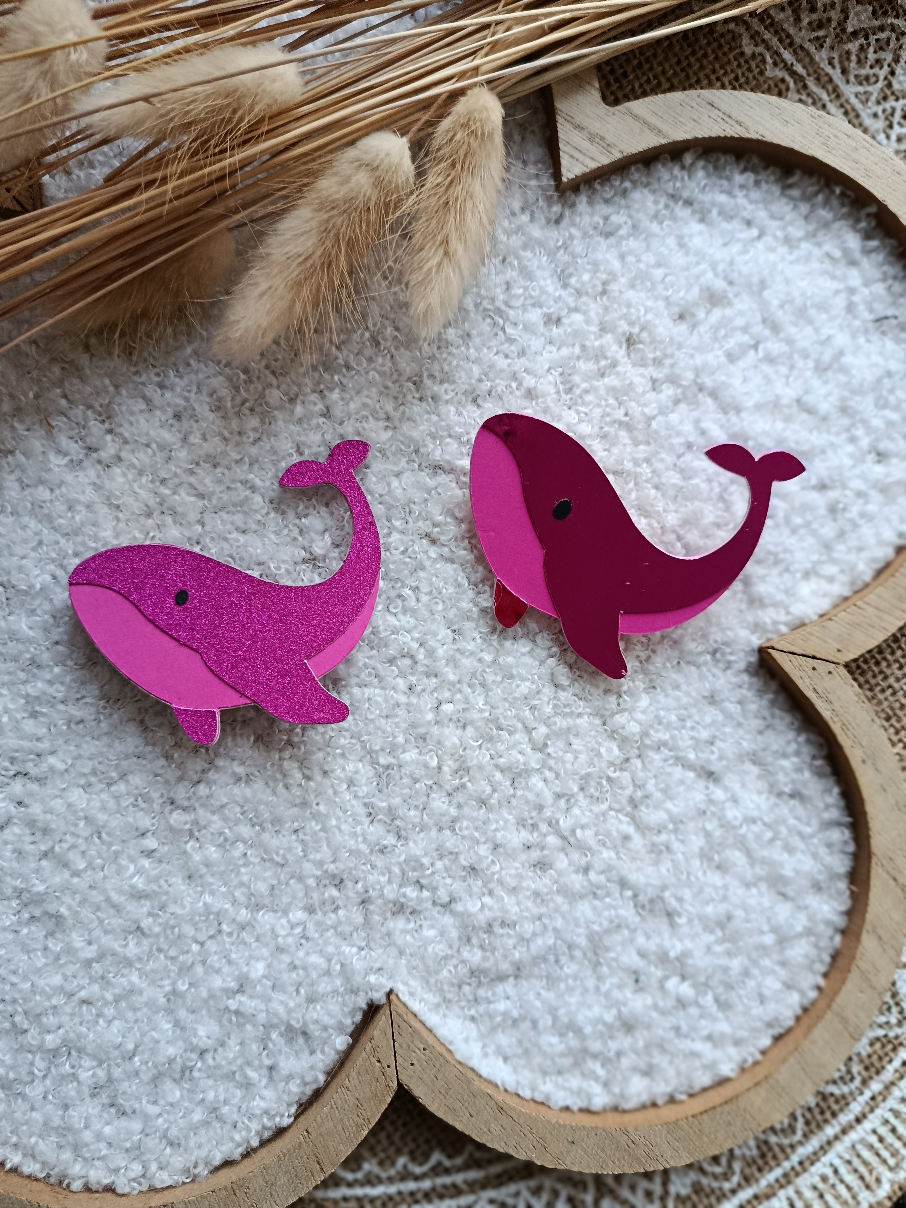 Broche Baleine édition limitée octobre Rose