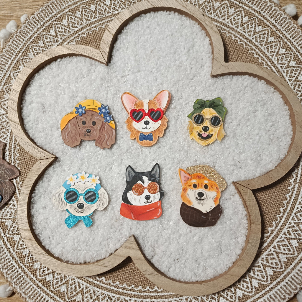Broche Husky - Collection Automne Hiver 25