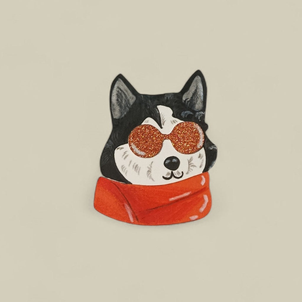 Broche Husky - Collection Automne Hiver 25