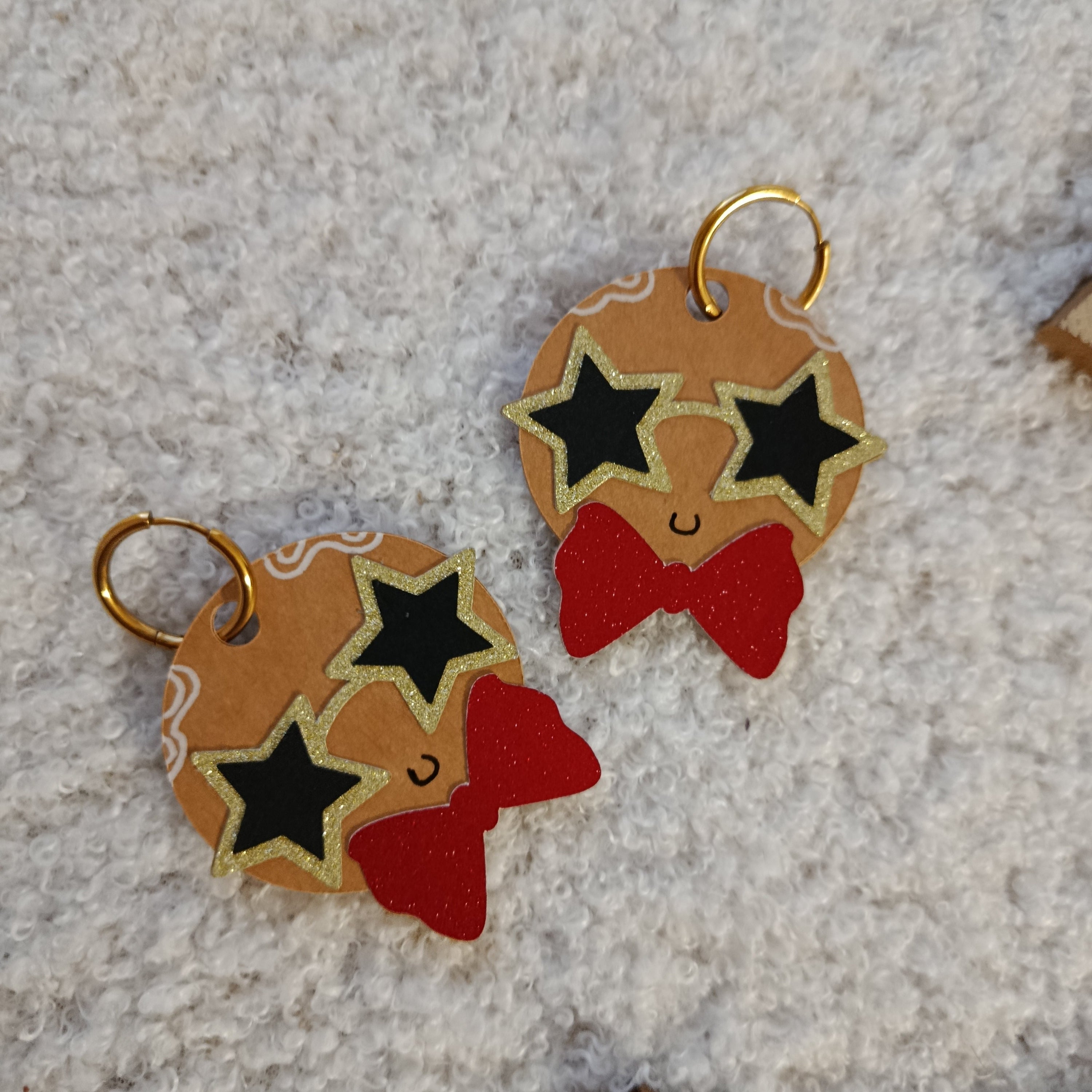 Boucles d'oreilles Pain d'Epice - Collection Noel 25