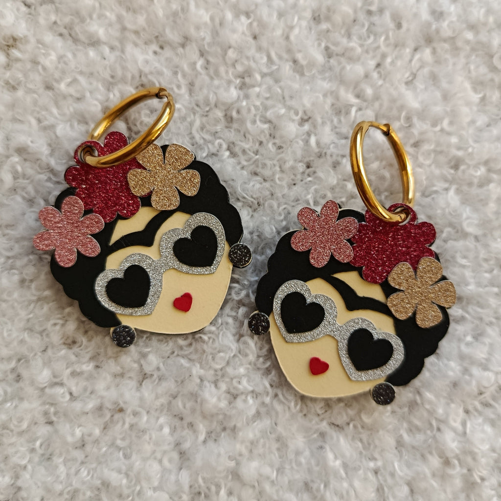 Boucles d'oreilles Frida Khalo - Edition Automne Hiver 25