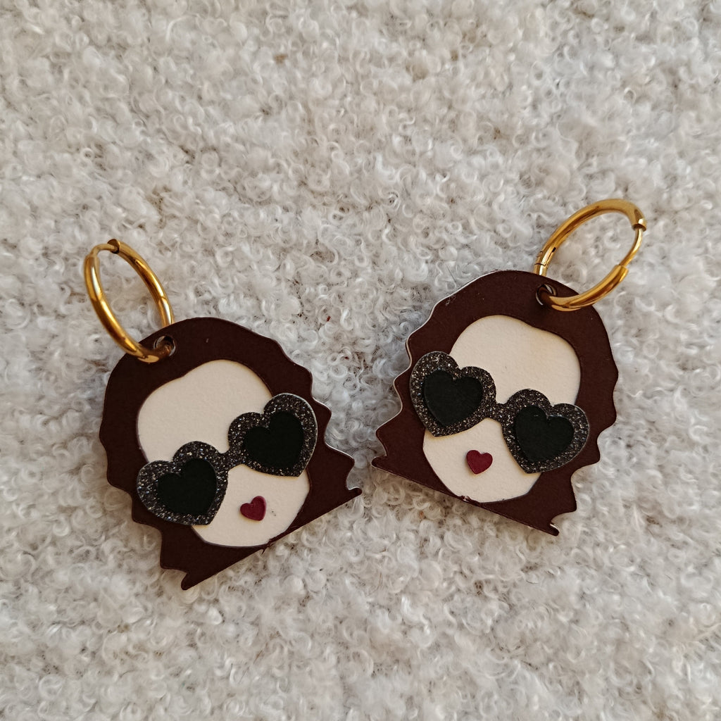 Boucles d'oreilles Mona Lisa - Collection Automne Hiver 25