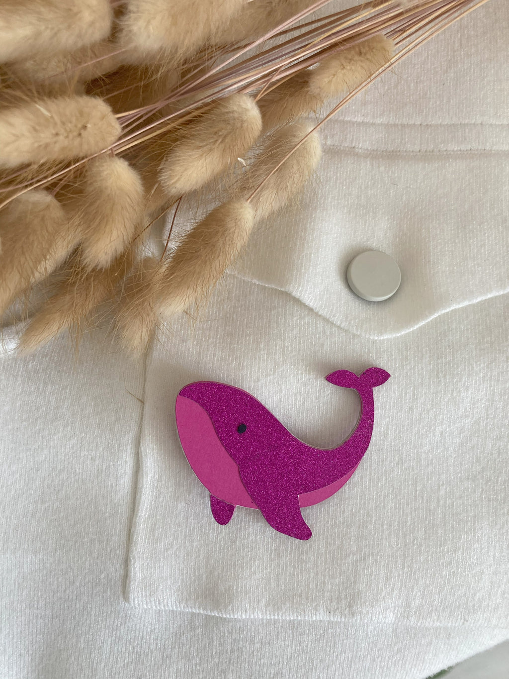 Broche Baleine édition limitée octobre Rose