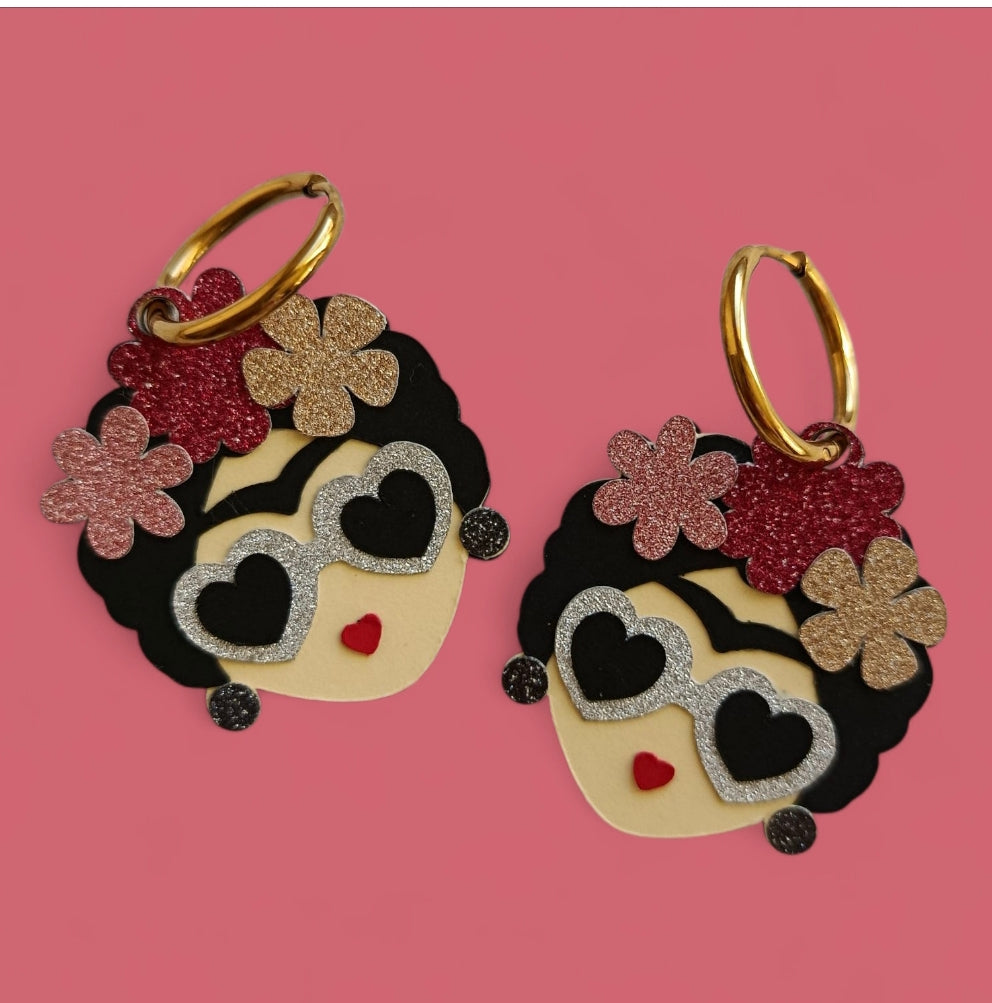 Boucles d'oreilles Frida Khalo - Edition Automne Hiver 25