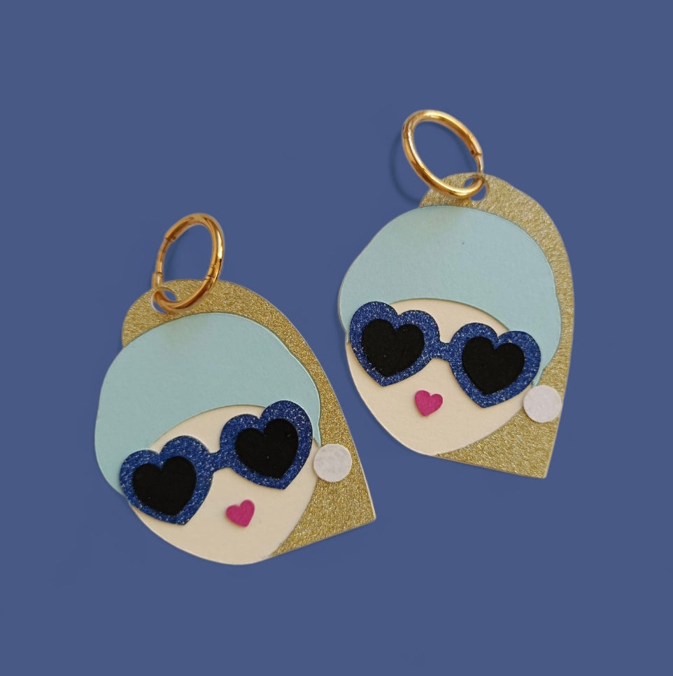 Boucles d'oreilles La jeune fille à la perle - Collection Automne Hiver 25