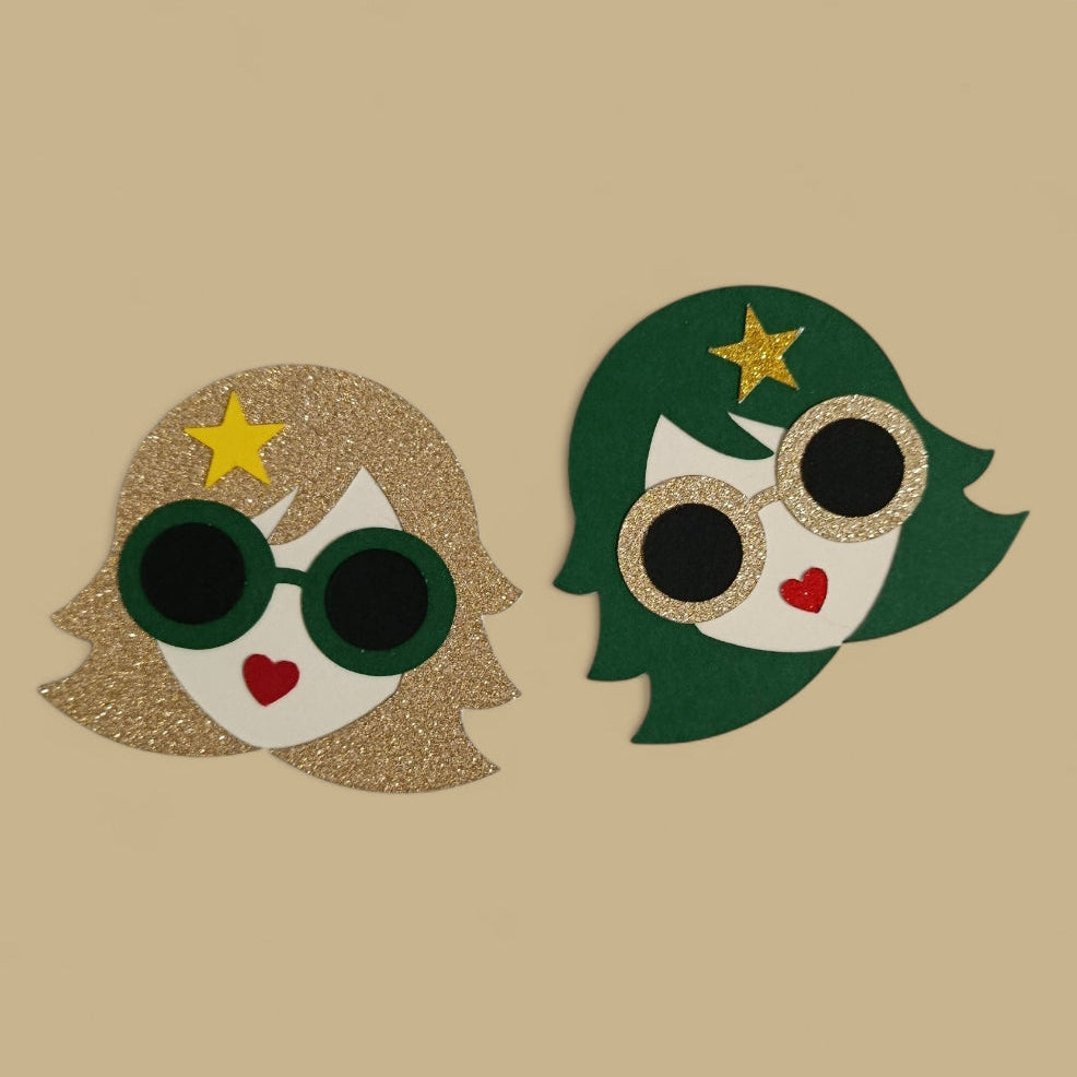 Broches P’tites Nanas Edition Spéciale Noel - Collection Automne-Hiver 2025