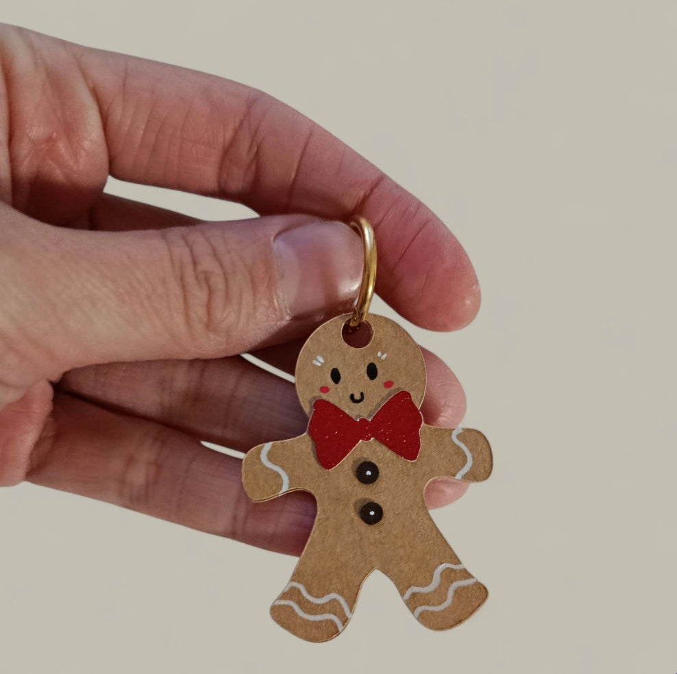 Boucles d'oreilles Dépareillées Pain d'Epice - Maison - Collection Noel 25