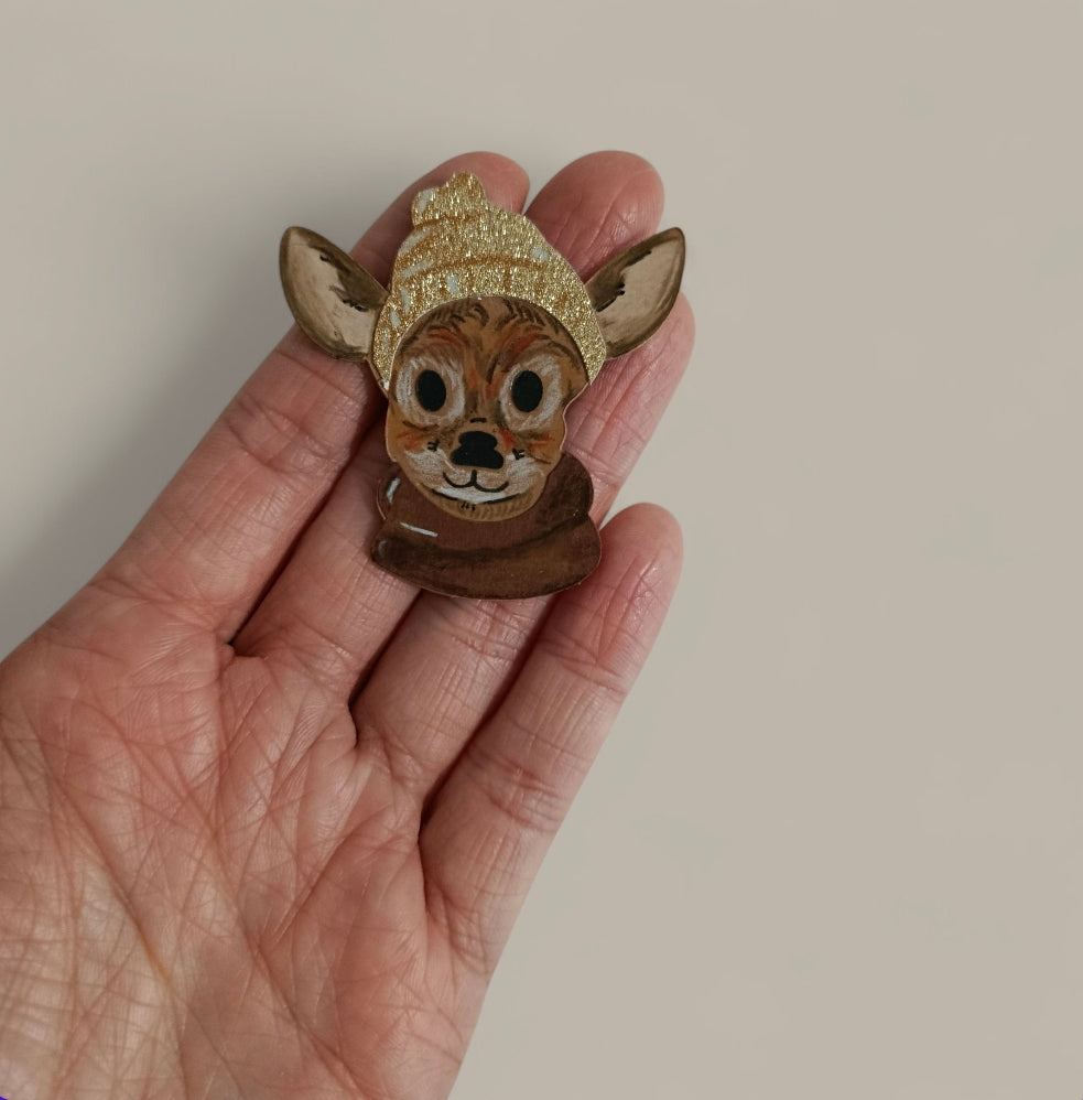 Pin's Adorable Bébé Faon  - Collection Noel 25