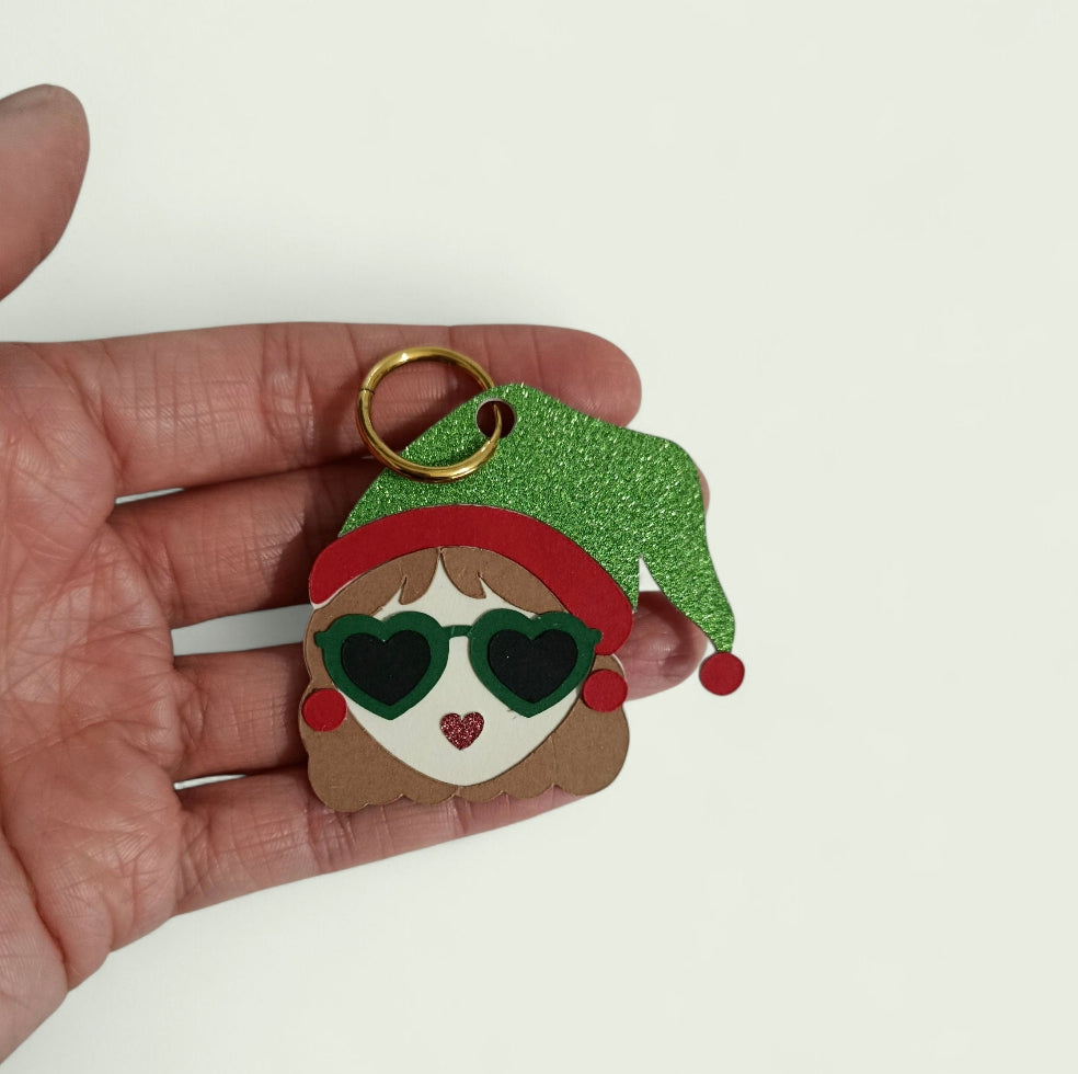 Boucles d'oreilles Dépareillées Nanas de Noel - Collection Noel 25