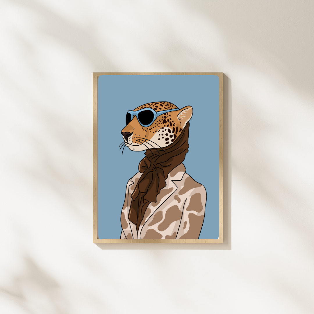 Illustration Léopard - Décoration Murale - Collection Automne Hiver 25