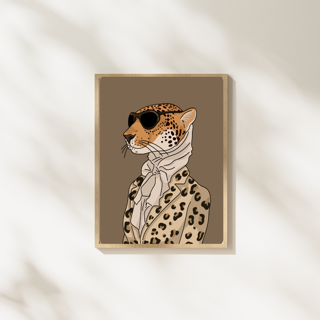 Illustration Léopard - Décoration Murale - Collection Automne Hiver 25