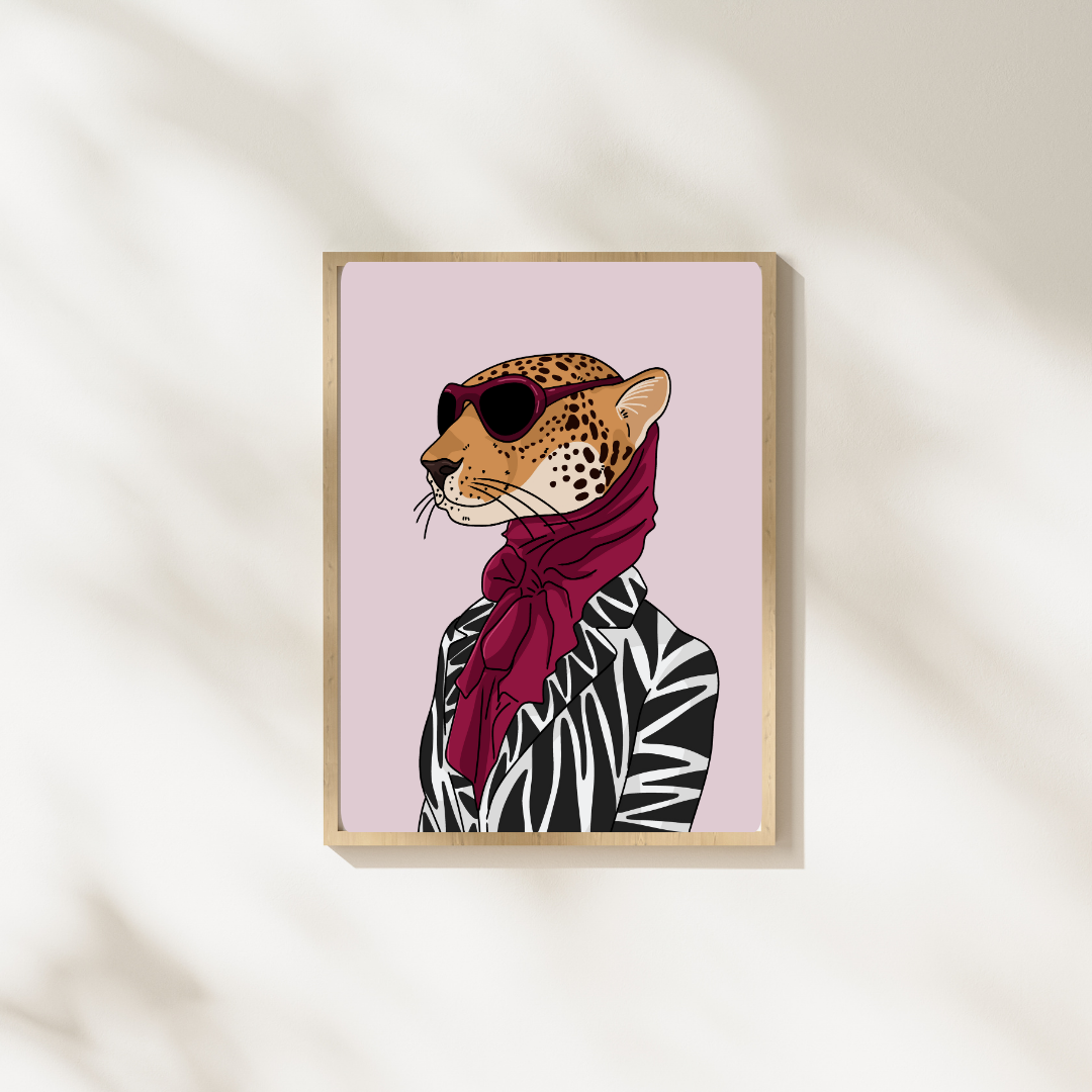 Illustration Léopard - Décoration Murale - Collection Automne Hiver 25