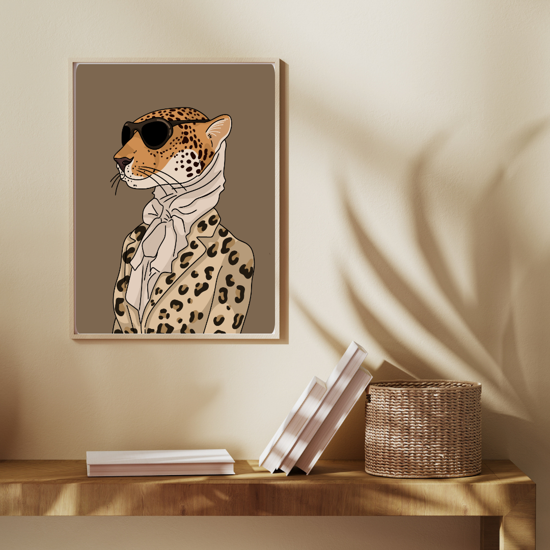 Illustration Léopard - Décoration Murale - Collection Automne Hiver 25
